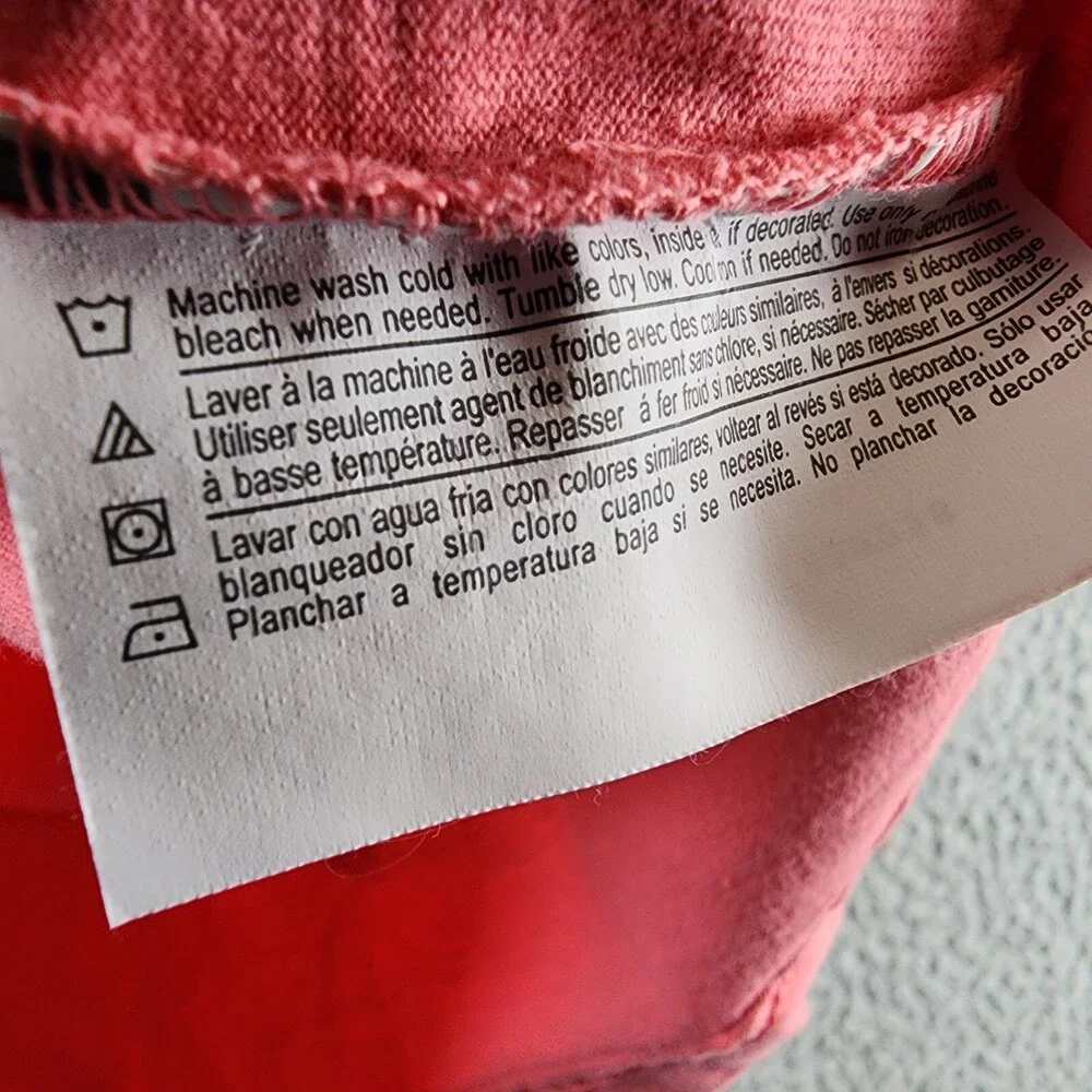 Phenomenal Ambitious Printed T-Shirt Kids M (8-10) Pink Short Sleeve Pullover~ - Picture 10 of 14